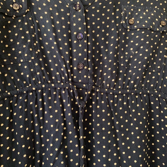 Cute polka dot Maternity top, 3/4 length sleeves, size XL - Picture 4 of 8